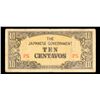 Image 2 : 1942 Philippines Under Japanese Occupation 10 Centavos Note P# 104A Grades vf+