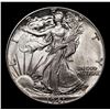 Image 2 : 1941-p Walking Liberty Half Dollar 50c Grades Select Unc
