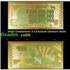 Image 1 : 2010 Zimbabwe 5 Octillion Dollars Note Grades Gem+ CU