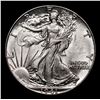 Image 2 : 1941-p Walking Liberty Half Dollar 50c Grades Select+ Unc