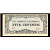 Image 2 : 1942 Philippines Under Japanese Occupation 5 Centavos Note P# 103A Grades Choice CU