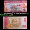 Image 1 : 2010 Sri Lanka 20 Rupee Note P# 123C Grades Gem CU
