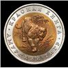 Image 2 : 1992 Russia 50 Kopek commemorative  Bi-metalic Grades GEM Unc
