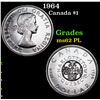 1964 Canada Dollar $1 Grades Select Unc PL