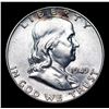 Image 2 : 1949-p Franklin Half Dollar 50c Grades Choice AU/BU Slider