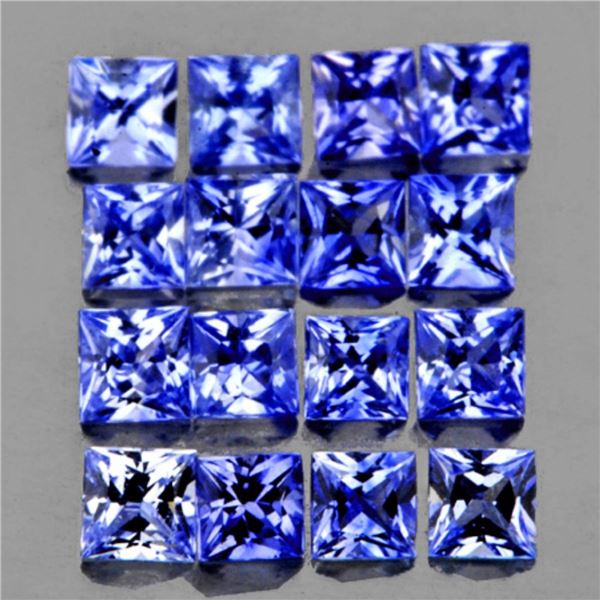 Natural Blue Sapphire 16 Pcs {Flawless-VVS}