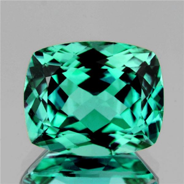 Natural Emerald Bluish/Green Apatite 9x7 MM {Flawless-VVS}