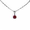 Image 1 : Natural Pigeon Blood Red Ruby Necklace
