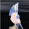 Image 7 : Natural Stone Handcarved Quartz Bird