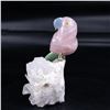 Image 1 : Natural Stone Handcarved Quartz Bird
