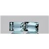 Image 1 : Natural Baguette Aquamarine Pair {Flawless-VVS}