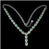 Image 3 : Natural Unheated Colombian Emerald Necklace