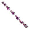 Image 2 : Natural Rhodolite Garnet Bracelet
