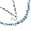Image 2 : Natural Paraiba Neon Blue  Apatite Necklace