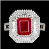 Image 1 : Natural Stunning Red Ruby Ring