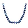 Image 1 : Swarovski 15" Strand Grey Pearls
