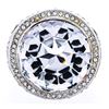 Image 3 : "MM" Designer, Bling Ring - Over 100 Carat Round Bezel Set Flawless Swarovski Crystal Ring, Bead Set