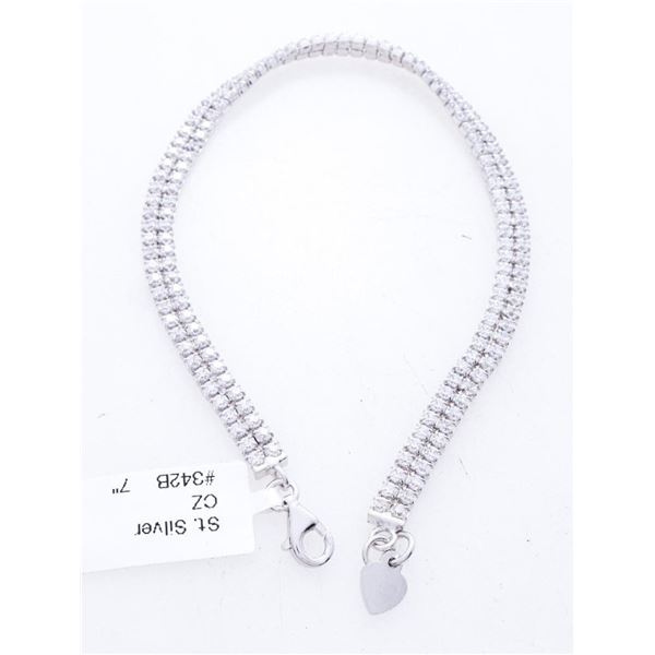 Stainless Steel Love Knot Silver Earrinngs, Stud Backs