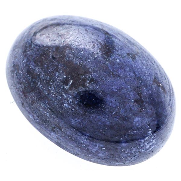 Loose Gemstone - exact total weight 9.45ct., One oval cabochon cut natural blue sapphire, Appraisal: