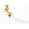 Image 2 : 24kt G.P. Round Link & Pearl Bracelet