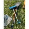 Image 1 : Yard tools , shovel, rake , hoe