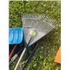 Image 2 : Yard tools , shovel, rake , hoe