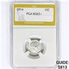 Image 1 : 1914 Barber Dime PGA MS65+