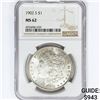 Image 1 : 1902-S Morgan Silver Dollar NGC MS62
