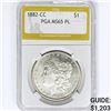 Image 1 : 1882-CC Morgan Silver Dollar PGA MS65 PL