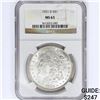 Image 1 : 1921-D Morgan Silver Dollar NGC MS63