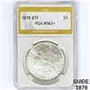 Image 1 : 1878 8TF Morgan Silver Dollar PGA MS63+