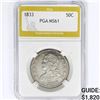 Image 1 : 1833 Capped Bust Half Dollar PGA MS61