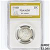 Image 1 : 1831 Capped Bust Quarter PGA AU58 Sm. Letters