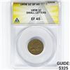 Image 1 : 1858 Flying Eagle Cent ANACS EF45 Small Letters