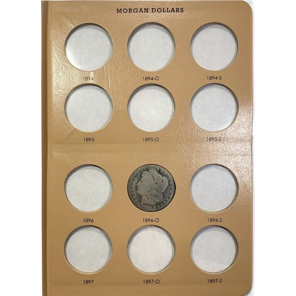 1896-1900 Morgan Silver Dollar Book (3 Coins)