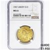 Image 1 : 1907 $10 Gold Eagle NGC MS61