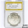 Image 1 : 1878 Rev 79 Morgan Silver Dollar PGA MS65 DMPL