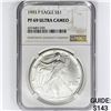 Image 1 : 1993 American 1oz Silver Eagle NGC PF69 UC