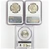 Image 2 : 1953-4 Varied US Silver Coinage PCGS/NGC MS (3 Coins)