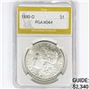 Image 1 : 1880-O Morgan Silver Dollar PGA MS64