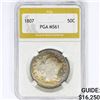 Image 1 : 1807 Draped Bust Half Dollar PGA MS61