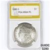 Image 1 : 1880-S Morgan Silver Dollar PGA MS64 PL