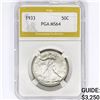 Image 1 : 1933 Walking Liberty Half Dollar PGA MS64