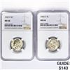 Image 1 : (2) 1943-S Jefferson Nickels NGC MS66