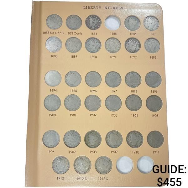 1883-1912 Victory Nickel Book (32 Coins)