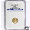 Image 1 : 2007 US 1/10oz Gold $5 Eagle NGC MS70 Early Releases