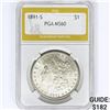 Image 1 : 1891-S Morgan Silver Dollar PGA MS60