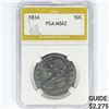 Image 1 : 1834 Capped Bust Half Dollar PGA MS62