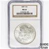 Image 1 : 1889 Morgan Silver Dollar NGC MS63