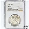 Image 1 : 1936 Walking Liberty Half Dollar NGC MS63